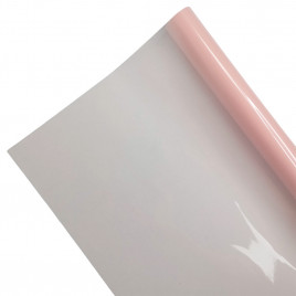 Пленка в рулоне гласс полупрозрачная пудра размер 58см*10м 45мкм