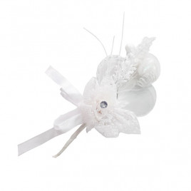 Бутоньерка с сердечком размер h-15см