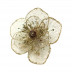 Цветок-декор на прищепке новогодний размер d-14см 