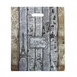 Пакет с вырубной ручкой Страницы 40*47см 45мкм 50шт