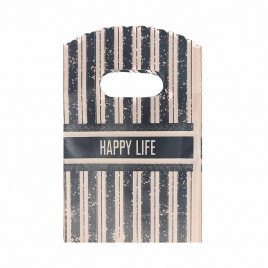 Пакет вырубной ПНД Счастливая жизнь 9*15см 45 мкм 50шт