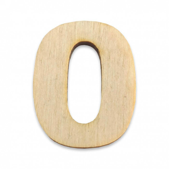 Декор из дерева Цифры 3см