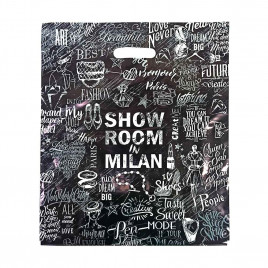 Пакет с вырубной ручкой Шоу рум 40*47см 45мкм 50шт