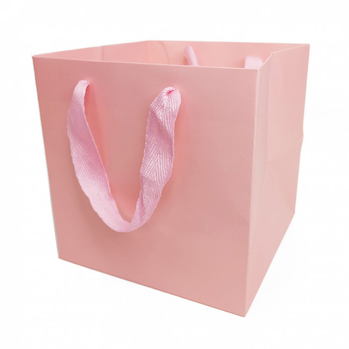 Пакет ЛЮКС однотонный размер 16*16*16см