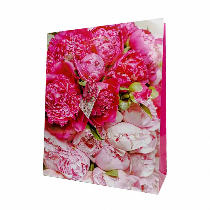 Пакет ламинированный Цветы размер 26*32*10см