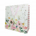 Пакет ЛЮКС Цветы  с золотым тиснением размер 37*37*18см