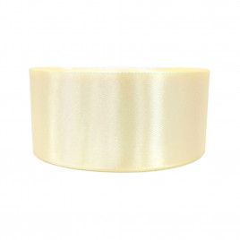 Лента атласная слоновая кость размер 4см*23м