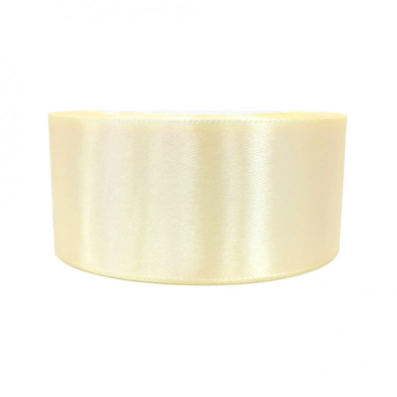 Лента атласная слоновая кость размер 4см*23м
