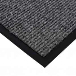 Коврик влаговпитывающий ребристый Комфорт 40*60см серый