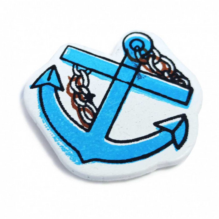 Декор деревянный Морская серия на липучке размер 3-4см