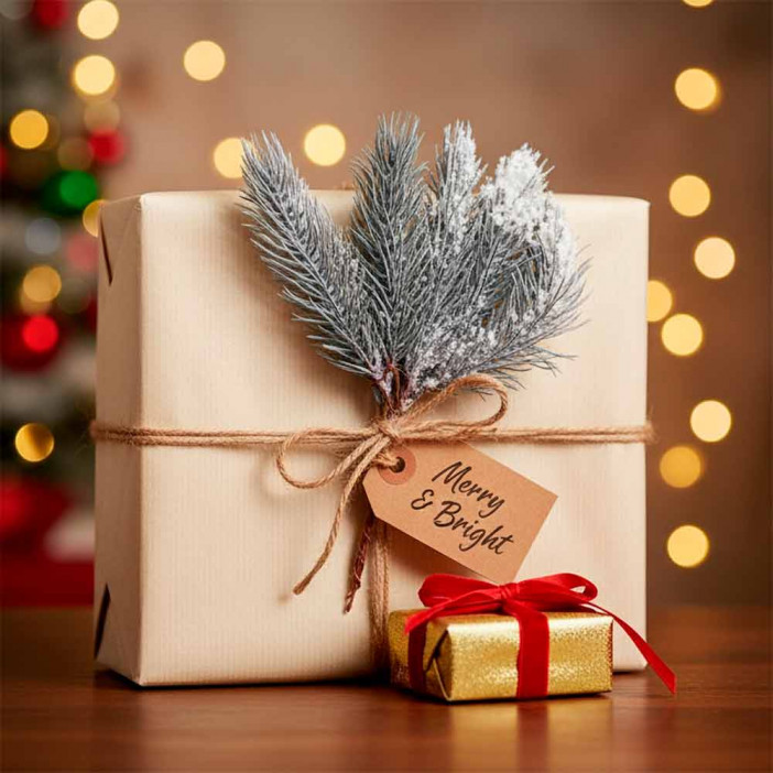 Связка веточек заснеженных Н-20см