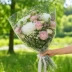 Пленка в рулоне с рисунком Цветочки белые размер 70см