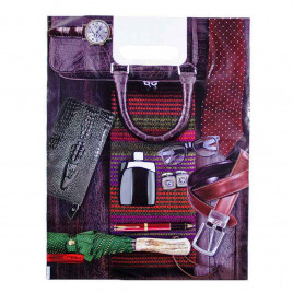 Пакет с вырубной ручкой Сумка 31*40см 60мкм 50шт