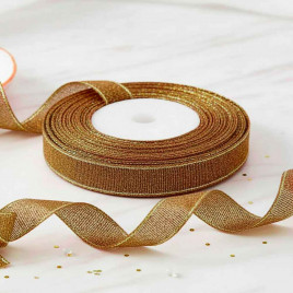 Парча шоколад размер 15мм*23м