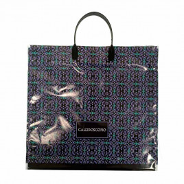 Пакет с пластмассовыми ручками 36*40см Калейдоскоп 10шт