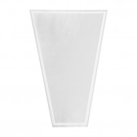 Конус прозрачный Стиль белый размер 28*40см уп 50шт