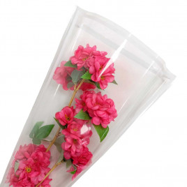 Конус прозрачный Стиль белый размер 28*40см уп 50шт