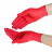 Перчатки нитриловые красные 10 пар размер L