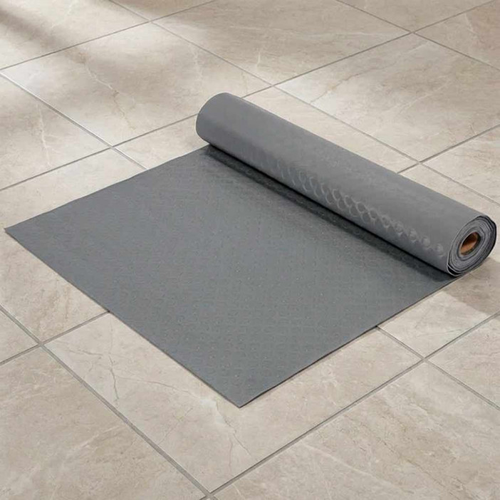 Коврик-дорожка против скольжения Пятачки 0,9*12м толщина 2,4мм серый