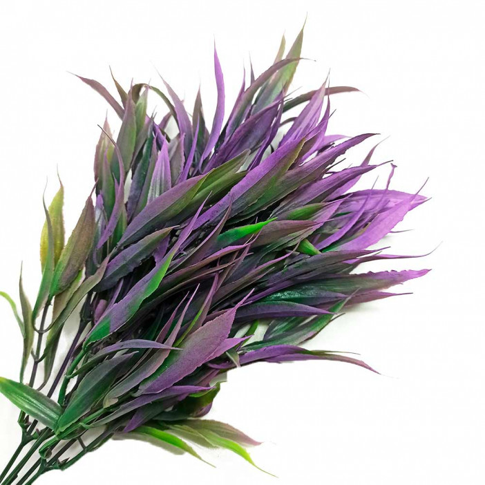 Букет зелени Сенон 5 веток фиолетовый H-37см