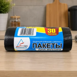 Мешки для мусора СибПласт 30л 50*60см ПНД 30шт