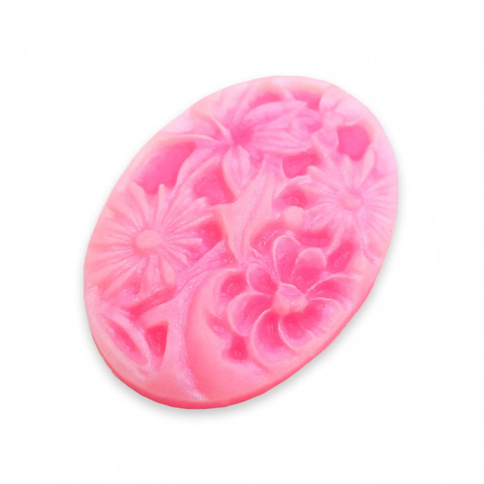 Декор из пластика Камея размер 1,8*2,5см