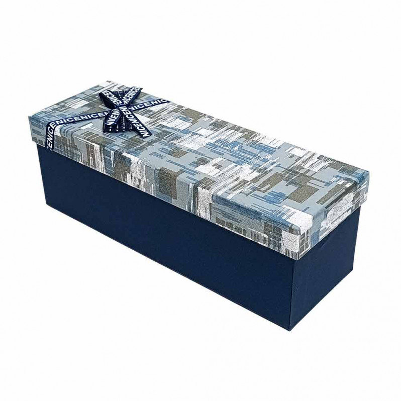 Коробка прямоугольная с бантиком размер 23*9*9см