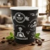 Стакан бумажный Vanilla Latte черный 250мл 50шт