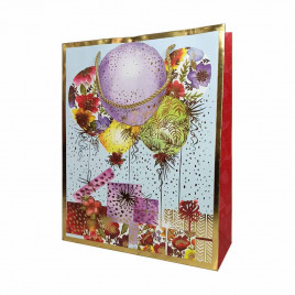 Пакет ЛЮКС Ассорти с золотой каемкой размер 26*32*12см