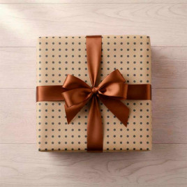 Бумага крафт лист Точки размер 70*100см