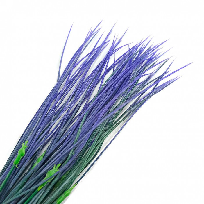 Трава искусственная Осока 7 веток фиолетовый H-42см