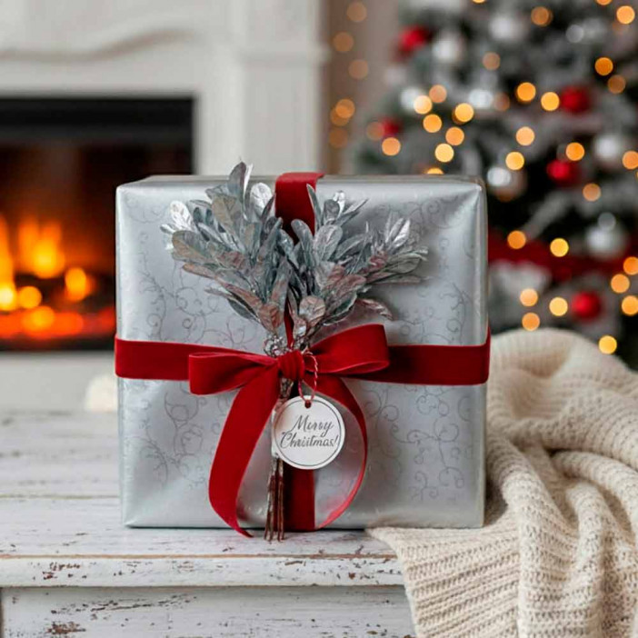 Связка веточек серебро Н-12см