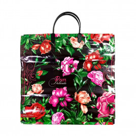 Пакет с пластмассовыми ручками 36*40см Roses 10шт