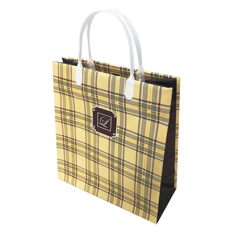 Пакет сумка размер 23*26см L клетка