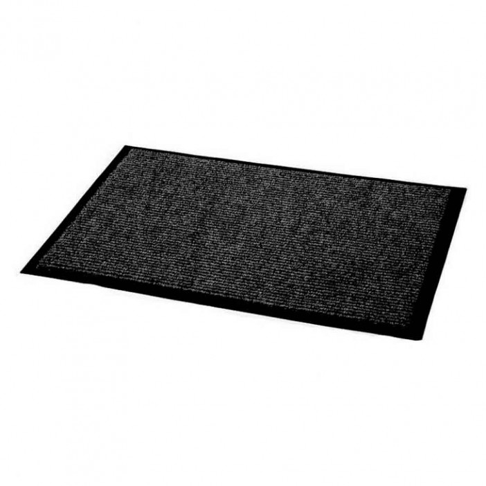 Коврик влаговпитывающий ребристый Комфорт 90*150см черный