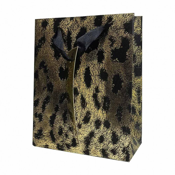Пакет ЛЮКС Леопард размер 12*15*5,5см