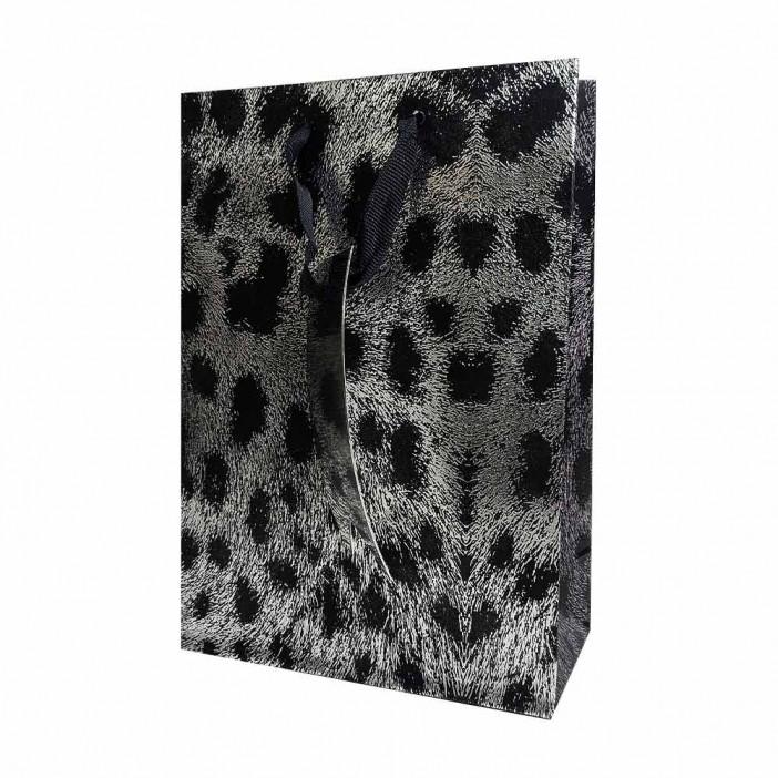 Пакет ЛЮКС Леопард размер 14*20*7см