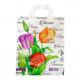 Пакет с петлевой ручкой Инесса 24*30см 60мкм 50шт