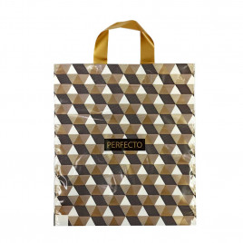 Пакет с петлевой ручкой Перфекто иллюзия 31*35см 95мкм 50шт