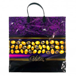 Пакет с пластмассовыми ручками 36*40см Вайолет 10шт