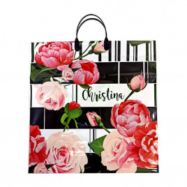 Пакет с пластмассовыми ручками 40*44см Christina 10шт