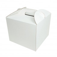 Коробка для торта CARRY GO белая размер 240*240*200мм