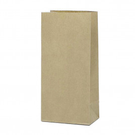 Пакет бумажный крафт 70г/м2 размер 17*8*5см уп 10шт