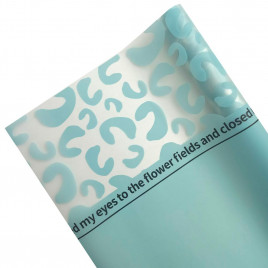 Пленка в рулоне Нежность пастельно-голубая размер 58см*10м 50мкм