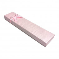 Коробка Под ручку розовая размер 20*4,5см