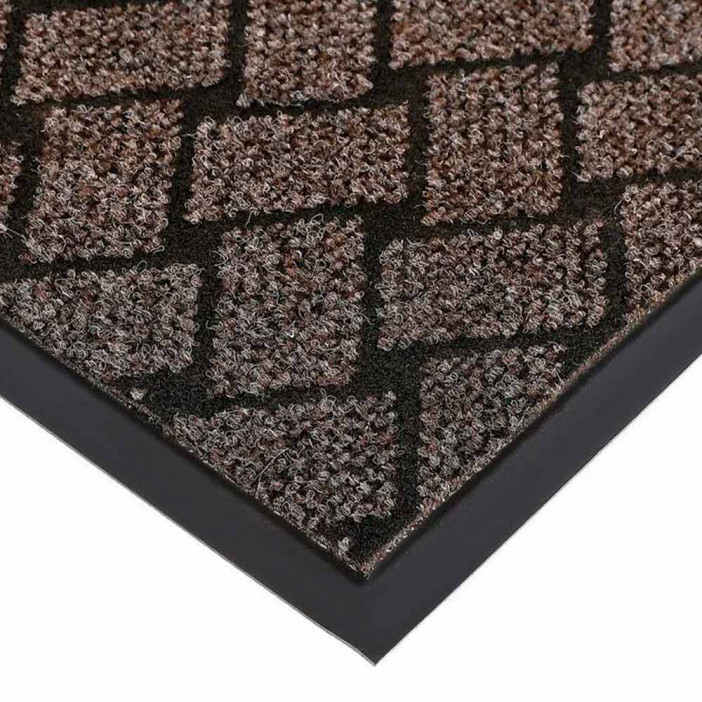 Коврик влаговпитывающий Крафт 80*120см коричневый