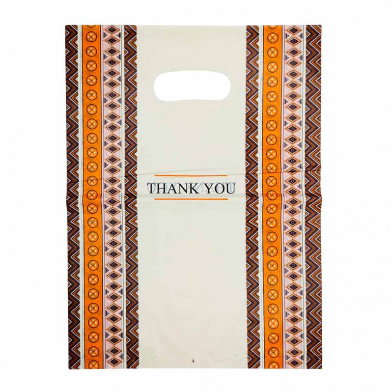 Пакет вырубной ПНД Thank you 25*35см 45 мкм 100шт