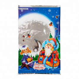 Пакет фольга Сказочного Нового года 25*40см уп 100шт