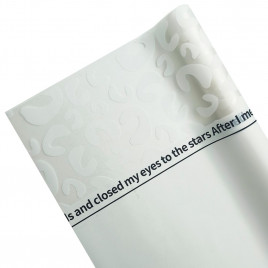 Пленка в рулоне Нежность белая размер 58см*10м 50мкм