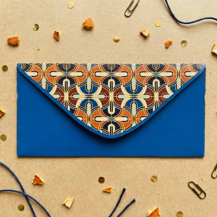 Конверт для денег с орнаментом 8*16,5см арт 320592